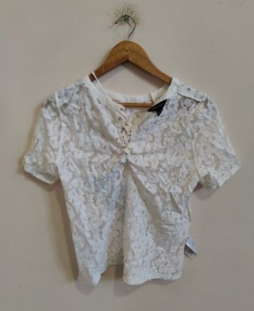 New Look White Lace Blouse