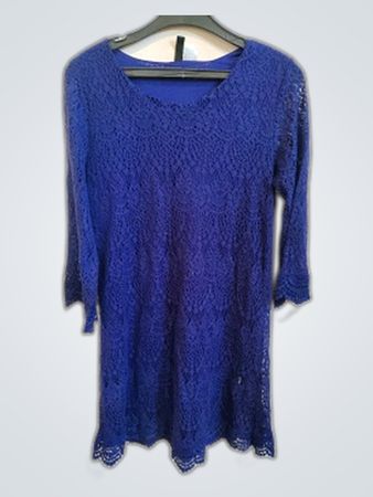 H&M Blue Lace Blouse