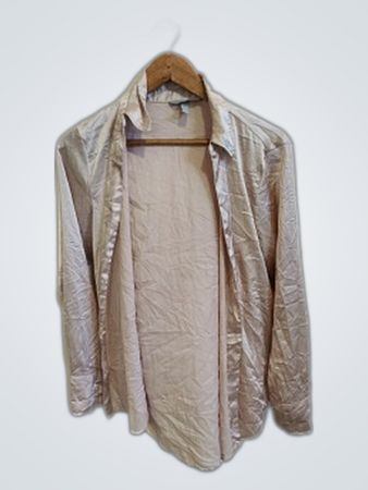 H&M Satin Button-Down Shirt