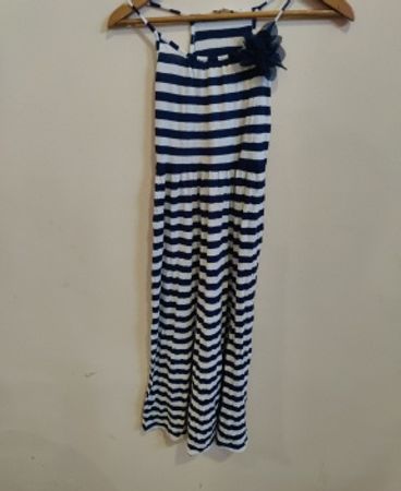 H&M Striped Spaghetti Strap Dress