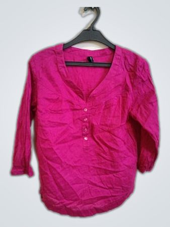 Vero Moda Pink V-Neck Blouse