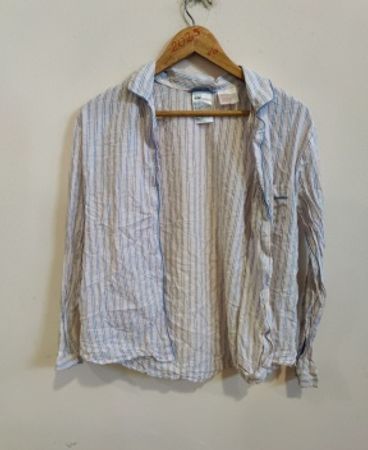 H&M Striped Button-Down Shirt