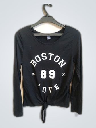 Primark Boston 89 Love Graphic Long-Sleeve Top