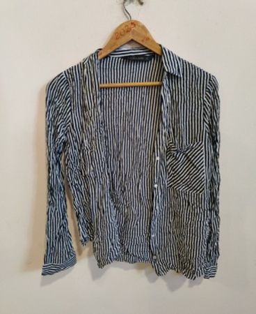 Zara Striped Button-Down Shirt