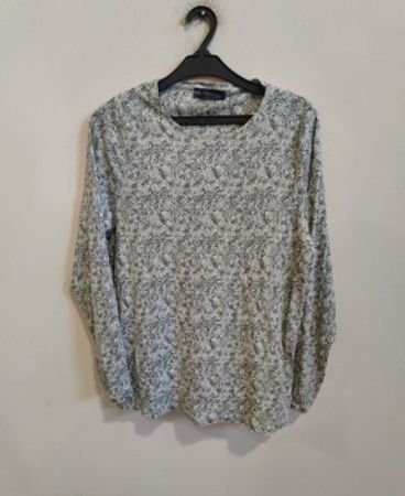 M&Collection Long Sleeve Floral Blouse