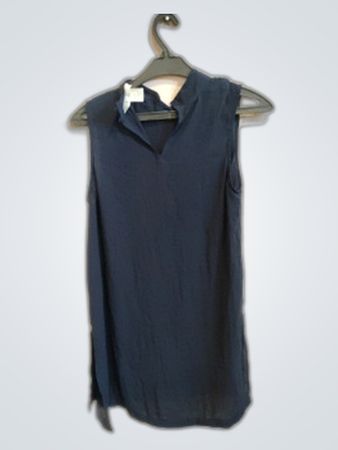 Navy Blue Sleeveless Top