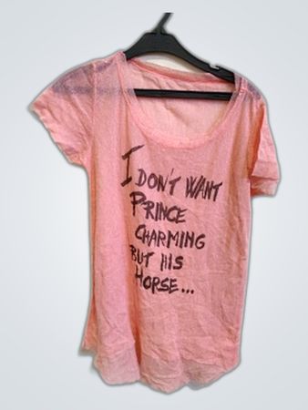 Pink T-Shirt with Text