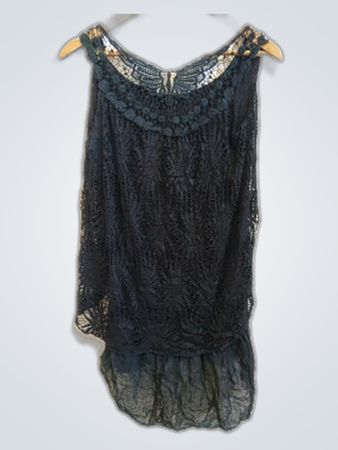 Unbranded Black Lace Cami Top