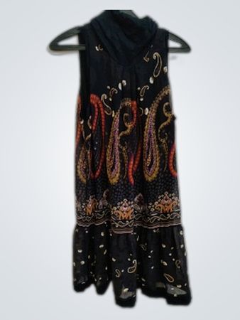 ASOS Black Paisley Dress