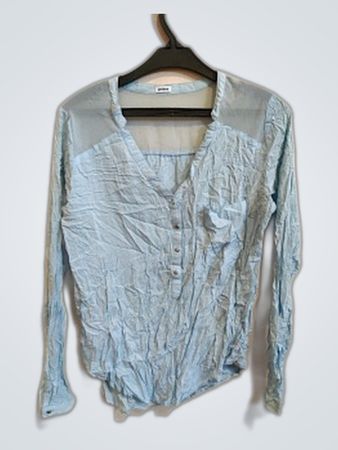 Pimkie Sheer Long Sleeve Blouse