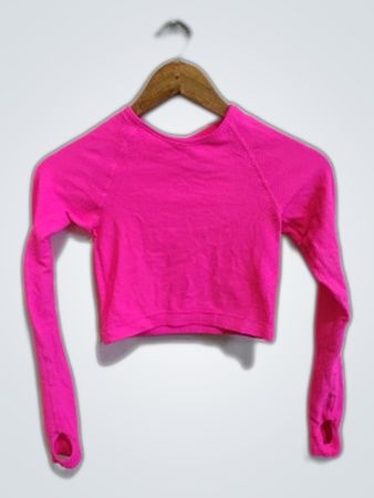 Pink Long-Sleeve Top