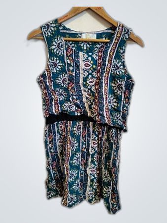 J.Crew Blue Paisley Dress