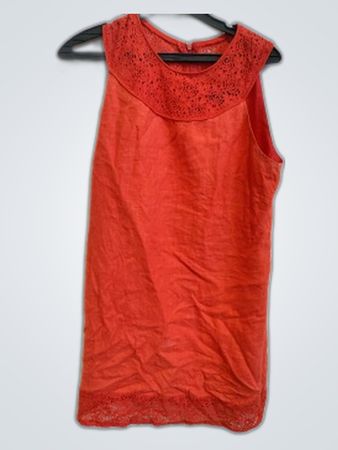 Orange Sleeveless Dress