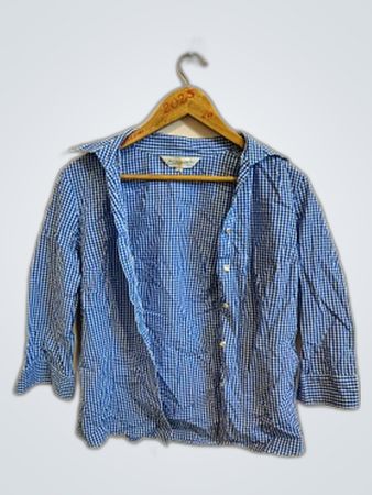 Almsach Blue Gingham Shirt