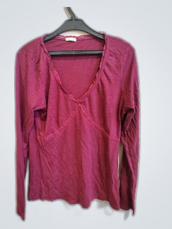 Pink Long-Sleeve Top