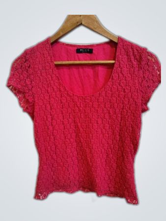Precis Petite Pink Lace Top