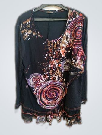 Purple Rose Blouse