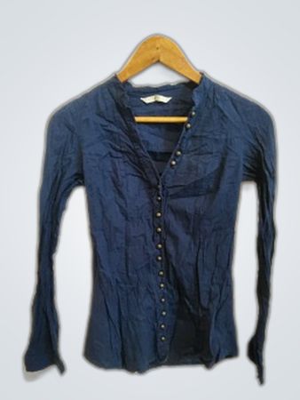 Blue Long-Sleeve Shirt