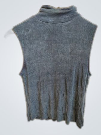 Gray Sleeveless Top