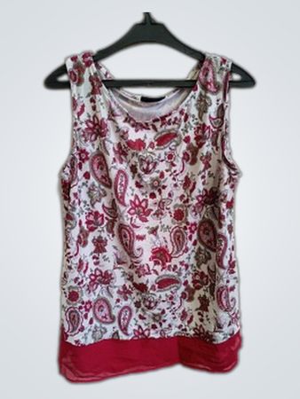 Janina Floral Sleeveless Top