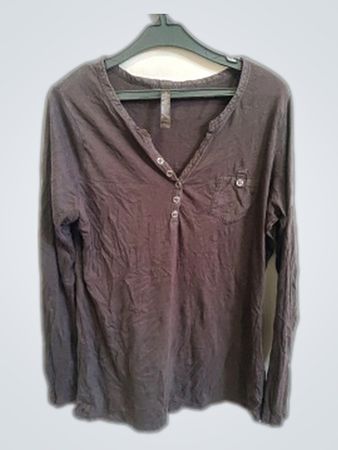 Brown Long-Sleeve Shirt