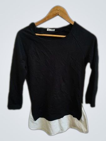 Black Long-Sleeve Top