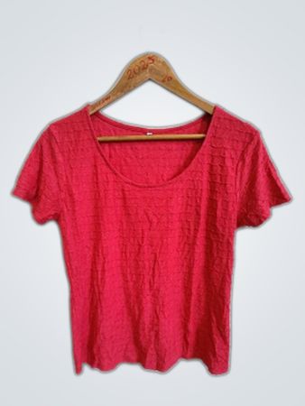 Pink Short Sleeve Top