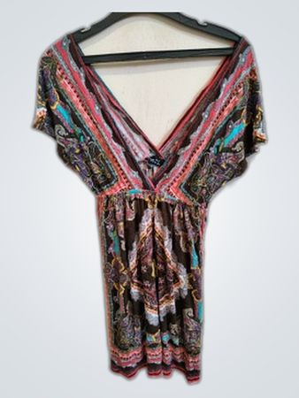 rue21 Paisley V-Neck Dress