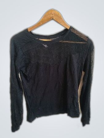 Stevanna Black Knit Top