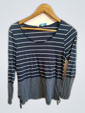 Scope Striped Long-Sleeve Shirt