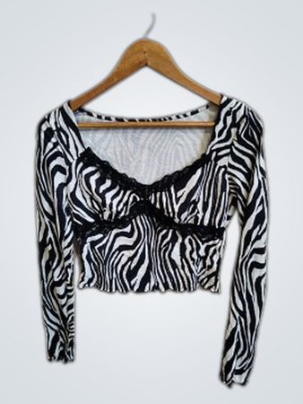 Zebra Print Top