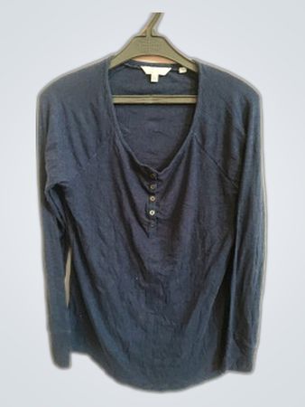 Fatface Henley Long Sleeve Top