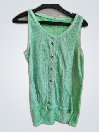 Green Sleeveless Top
