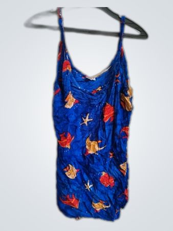 Blue Sea Creature Top
