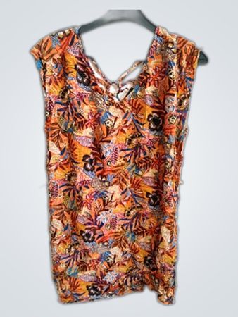 CACHE CACHE Sleeveless Floral Top