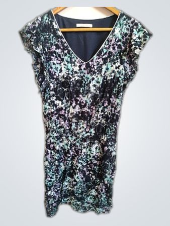 Camateu Floral Short Sleeve Dress