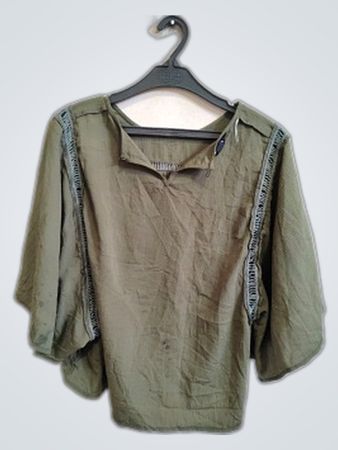 Jennyfei Green Blouse