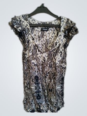 Sinequanone Paisley Print Sleeveless Blouse