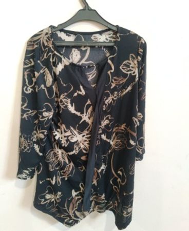 Blouse with Floral Pattern