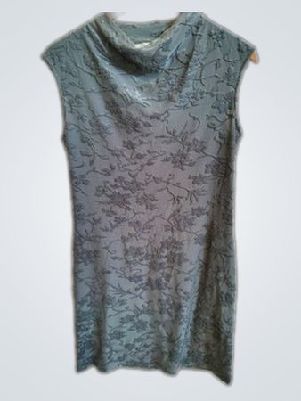 Jesire Blue Floral Sleeveless Top