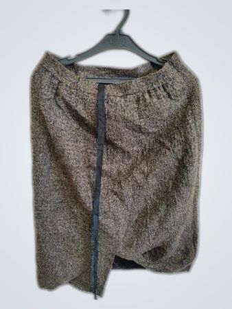 Gray Knit Skirt