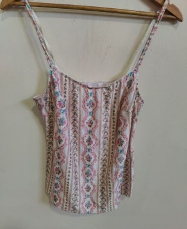 Floral Patterned Tank Top