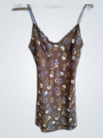Brown Floral Camisole