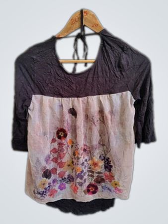 Blouse with Floral Pattern