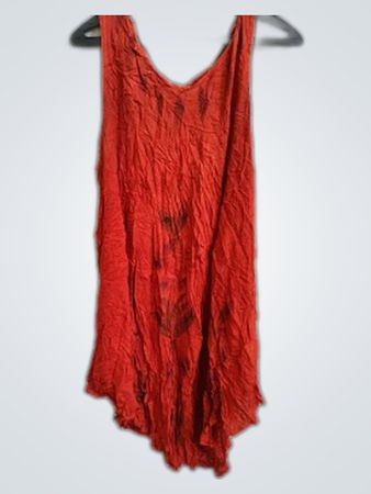 Red Sleeveless Dress