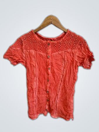 Pink Crochet Top