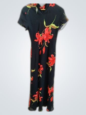 Black Floral Dress