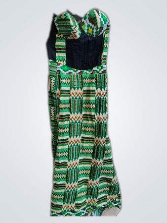 Green Patterned Dress