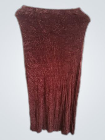 Burgundy Velvet Dress