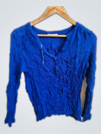 Camayeu Blue Long-Sleeve Top
